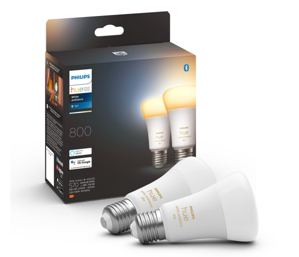 Philips Hue White ambiance Inteligentna Żarówka 2xE27 800lm 8719514328242 - 693571 - zdjęcie
